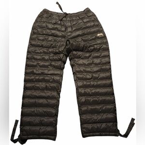 Nike Stussy XL black puffer sweatpants